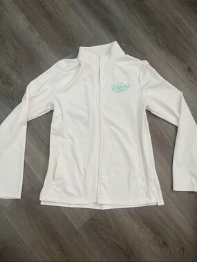 Disney Cruise Line Nike White Zip-Up Lightweight Women's Jacket with Mint Logo